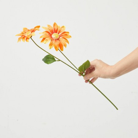 MARGARITA NARANJA 54CM TALLO