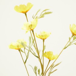 COSMOS ARTIFICAL AMARILLO 76CM TALLO
