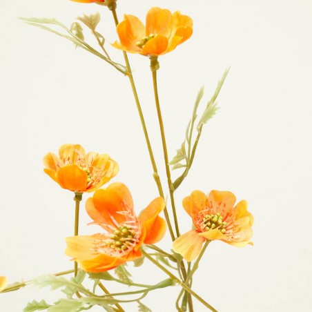COSMOS ARTIFICAL NARANJA 76CM TALLO