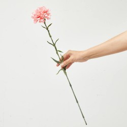 CLAVEL ARTIFICIAL ROSA 67CM TALLO