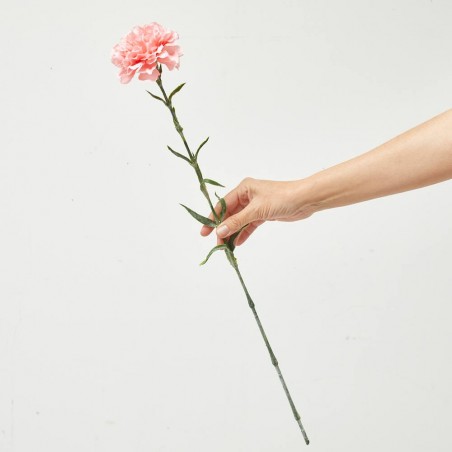 CLAVEL ARTIFICIAL ROSA 67CM TALLO