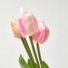 TULIPÁN ARTIFICIAL ROSA X 5 MACETA