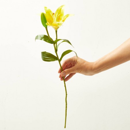 LILIUM AMARILLO 56CM TALLO