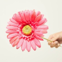 GERBERA ROSA ARTIFICIAL 50 CM TALLO