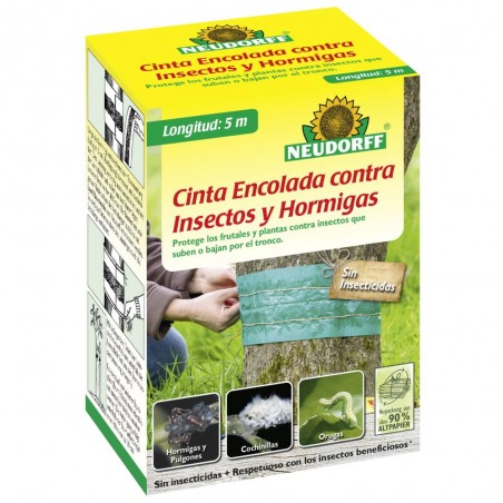 CINTA ECOLOGICA ENCOLADA CONTRA INSECTOS 5M NEUDORFF