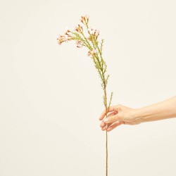 FLOR CERA ROSA 66CM VARA