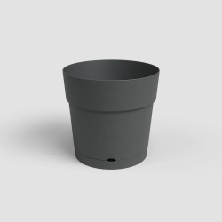 MACETA CAPRI CILINDRO ANTRACITA D19.50XH18.4