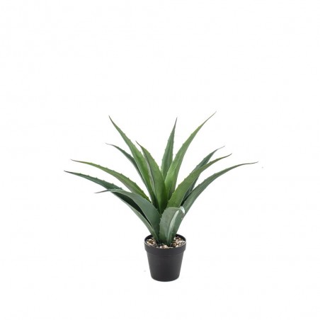 AGAVE ARTIFICIAL 45 CM UV MACETA