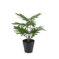 PHILODENDRO ARTIFICIAL 28CM MACETA