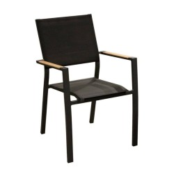 SILLON GAMES ALUMINIO GRAFITO CON MADERA