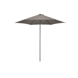 PARASOL ALUMINO DROIT 300/6 PUSH UP TAUPE