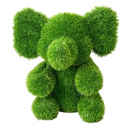 FIGURA CÉSPED ELEFANTE DE PIE 50CM