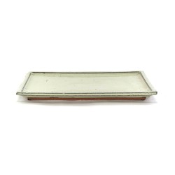 PLATO RECTANGULAR 15 CM CREMA