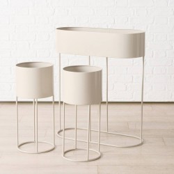 CUBREMACETAS BEIGE AURELA