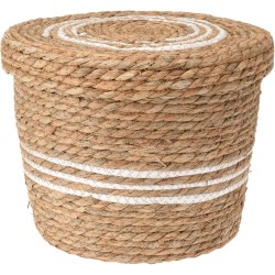 CESTAS CON TAPA MEDITE RAYA BLANCA