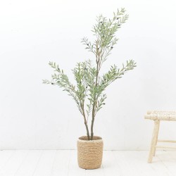 OLIVO ARTIFICIAL UV 140CM MACETA