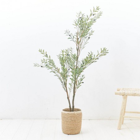 OLIVO ARTIFICIAL UV 140CM MACETA