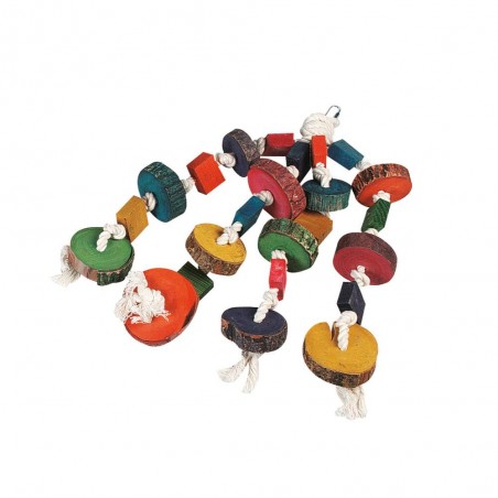 PERCHA DE JUGUETE CON ABALORIOS PARA PÁJAROS KAR