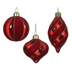 BOLA CRISTAL ROJO Y VELVET
