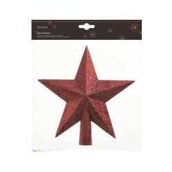 TOPE ÁRBOL BURDEOS GLITER 20X19CM