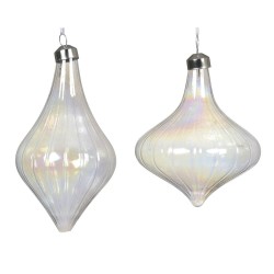 COLGANTE CRISTAL GOTAS D10CM