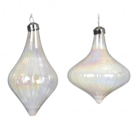 COLGANTE CRISTAL GOTAS D10CM