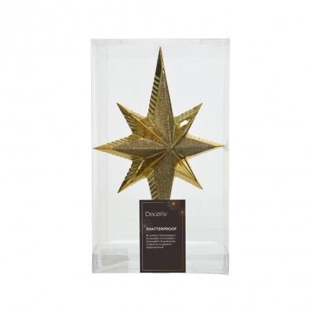 TOPE ÁRBOL ORO BRILLO 6X14CM