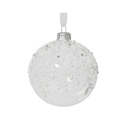 BOLA CRISTAL CON NIEVE D8CM