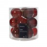 SET X 15 BOLA CRISTAL ROJO D6CM