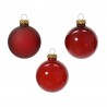 SET X 15 BOLA CRISTAL ROJO D6CM
