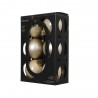 CAJA 6 BOLAS PLÁSTICO PERLA MATE-BRILLO D8CM