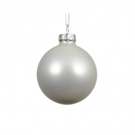 BOLA CRISTAL BLANCO MATE D15CM