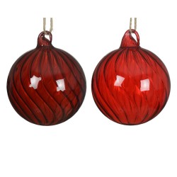 BOLA CRISTAL ROJO-BURDEOS