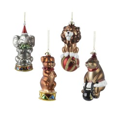 ANIMALES CIRCO CRISTAL D12CM