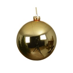 BOLA CRISTAL ORO BRILLO D15CM