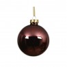 BOLA CRISTAL BURDEOS BRILLO D15CM