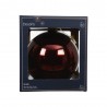 BOLA CRISTAL BURDEOS BRILLO D15CM