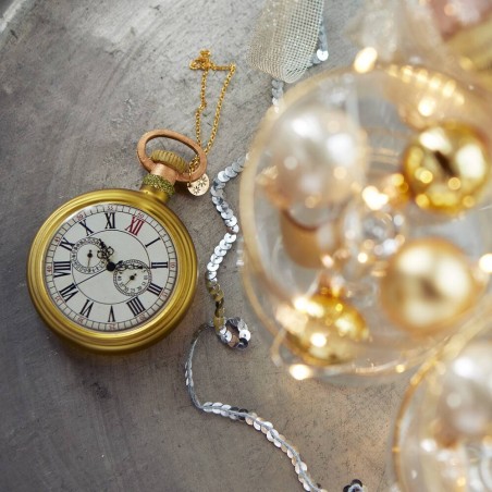 COLGANTE CRISTAL RELOJ BOLSILLO H11CM