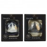 BOLA CRISTAL BOSQUE NEVADO 2 SURTIDOS D10CM