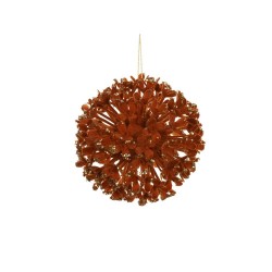 BOLA FLORES NARANJAS D9CM