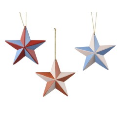 COLGANTE ESTRELLAS 3 SURTIDOS H11CM