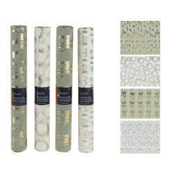 TELAS DECORADAS VERDE 4 SURTIDOS L200-W35-H0.10C