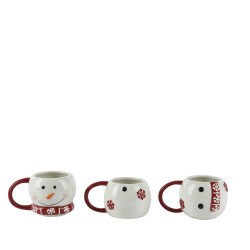 SET X 3 TAZA MUÑECO NIEVE 320ML