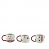 SET X 3 TAZA MUÑECO NIEVE 320ML