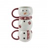 SET X 3 TAZA MUÑECO NIEVE 320ML