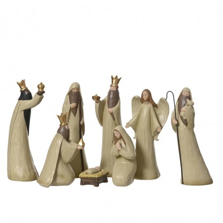 PESEBRE 8 PIEZAS L5.60-W8.20-H20CM