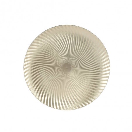 BAJOPLATO METÁLICO ORO D33CM
