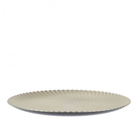 BAJOPLATO METÁLICO ORO D33CM