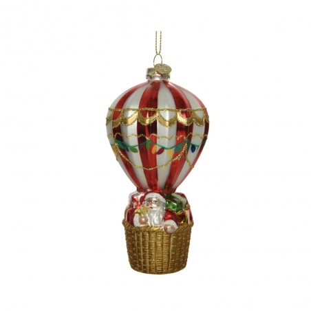 NOEL EN GLOBO CRISTAL H16CM
