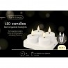 TEALIGHT BASE RECARGABLE X4 D4-H4.70CM-1L BLANCO